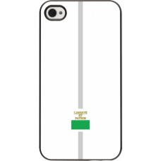 Coque iPhone 4/4s - Canton VD blanc