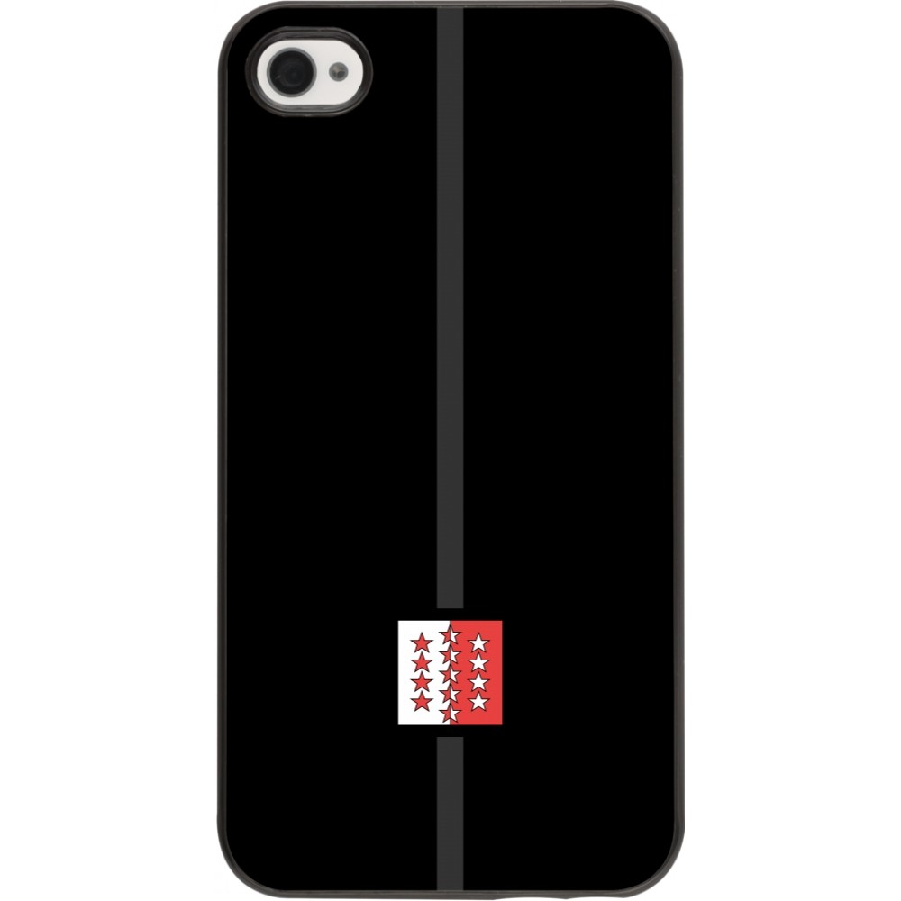 iPhone 4/4s Case Hülle - Kanton VS schwarz