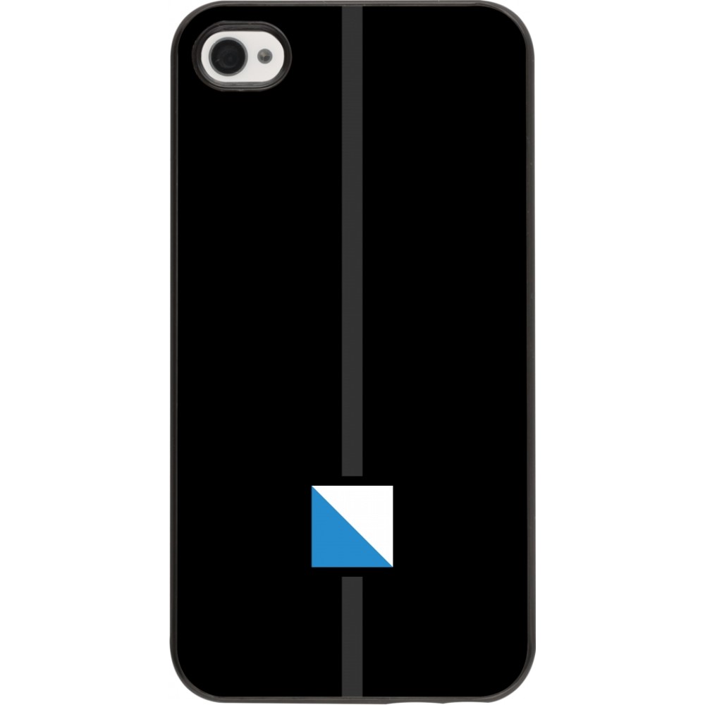 Coque iPhone 4/4s - Canton ZH noir