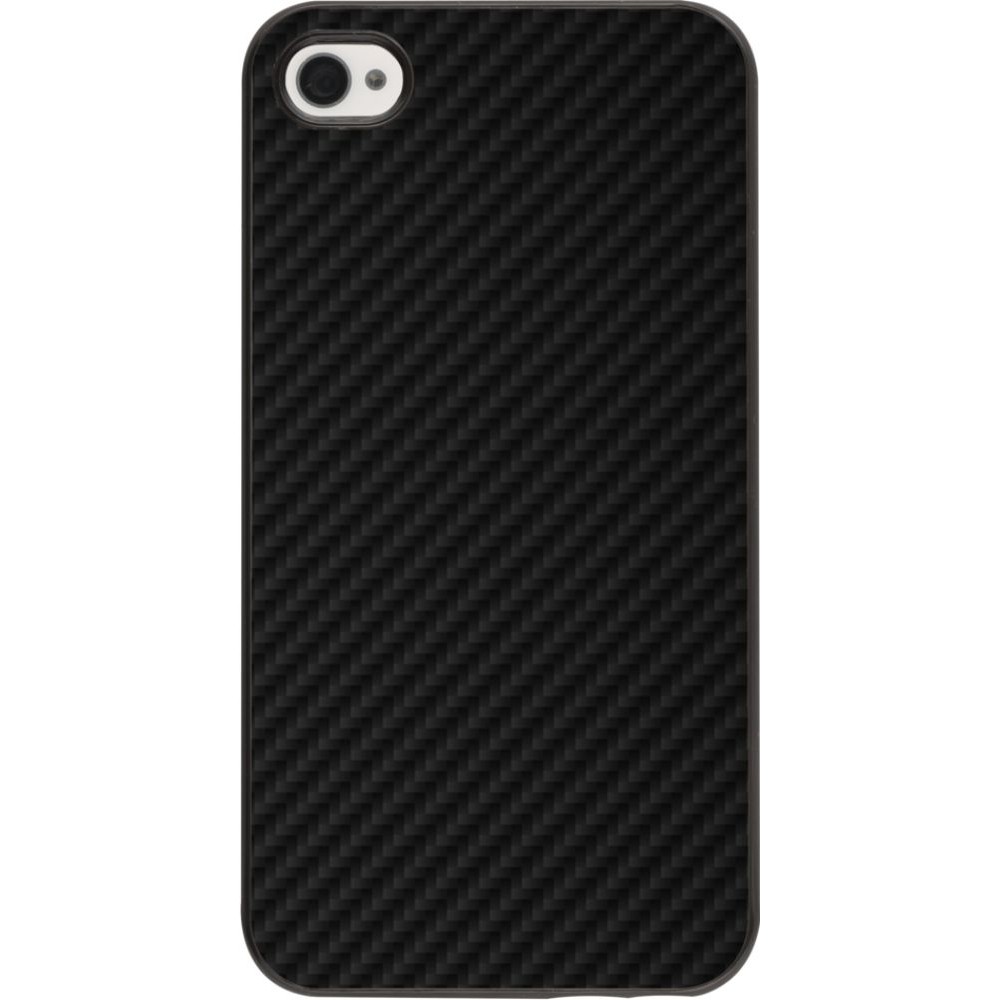 Hülle iPhone 4/4s - Carbon Basic