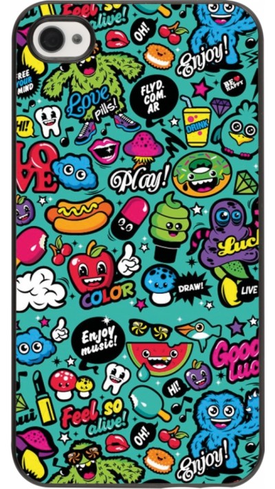 Coque iPhone 4/4s - Cartoons old school