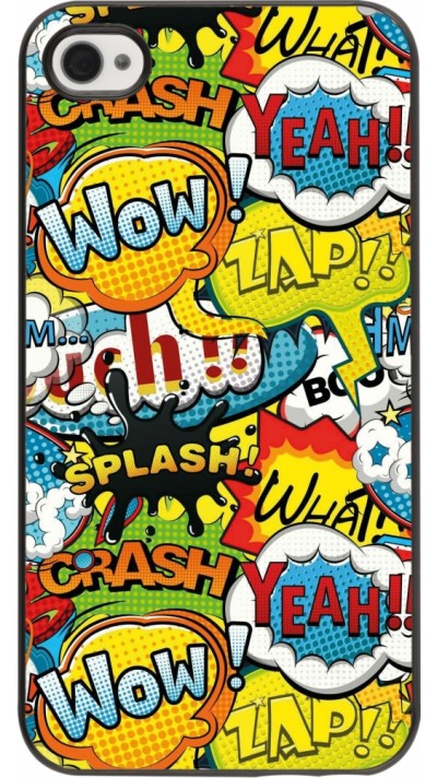 Coque iPhone 4/4s - Cartoons slogans