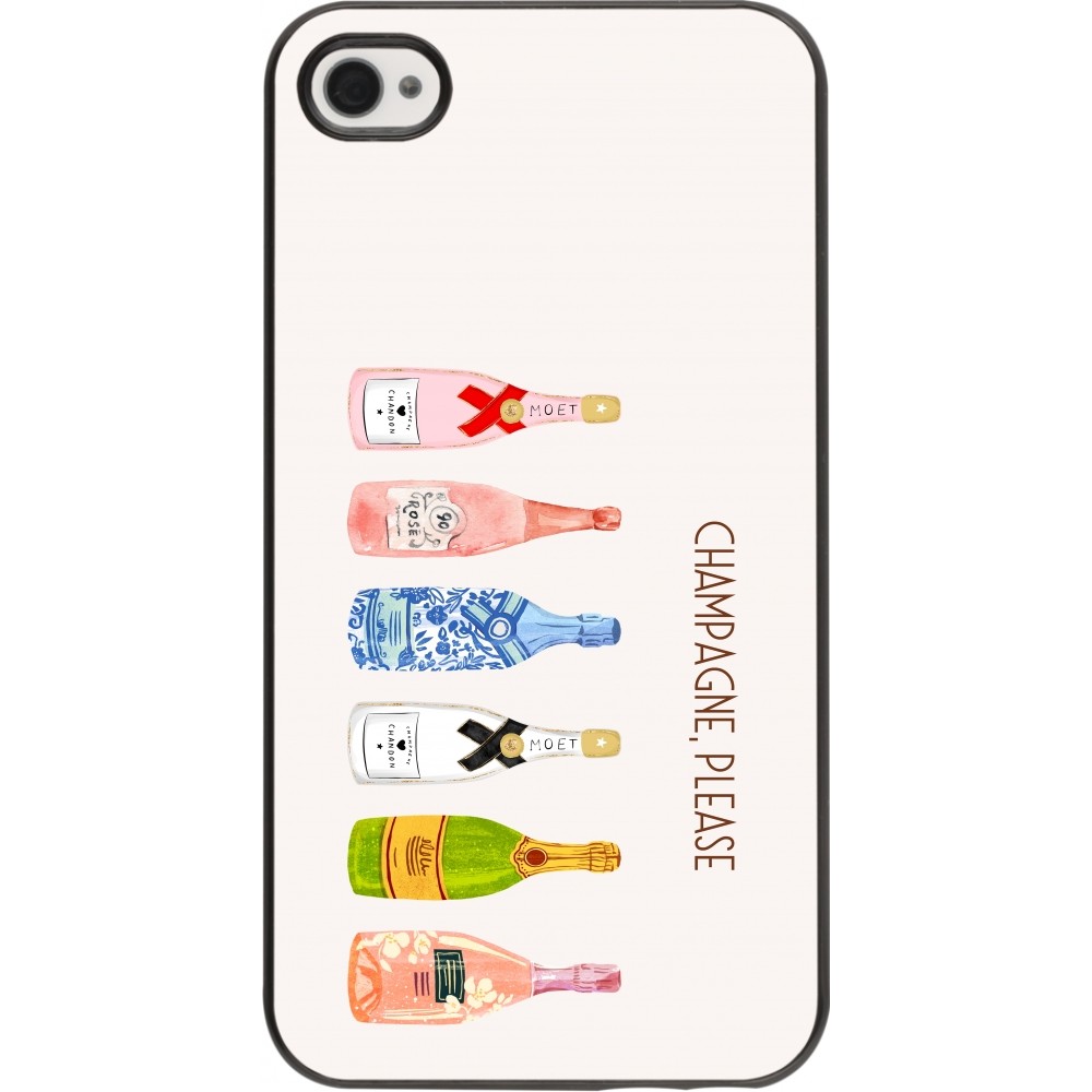 iPhone 4/4s Case Hülle - Champagne Please