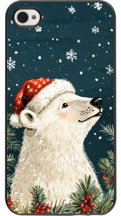 Coque iPhone 4/4s - Christmas 25 Bear