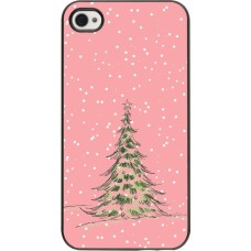 iPhone 4/4s Case Hülle - Christmas 25 Pink Tree