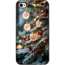 Coque iPhone 4/4s - Christmas 25 Xmas Decorated Tree
