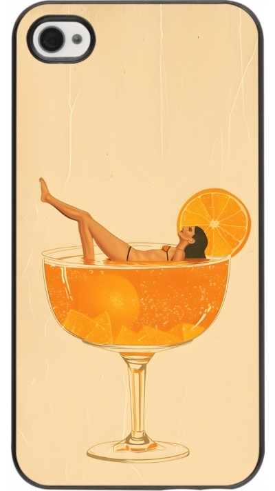 Coque iPhone 4/4s - Cocktail bain vintage