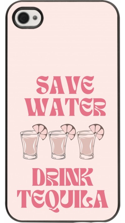 iPhone 4/4s Case Hülle - Cocktail Save Water Drink Tequila