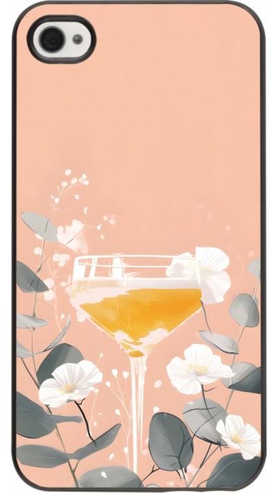 iPhone 4/4s Case Hülle - Cocktail Flowers