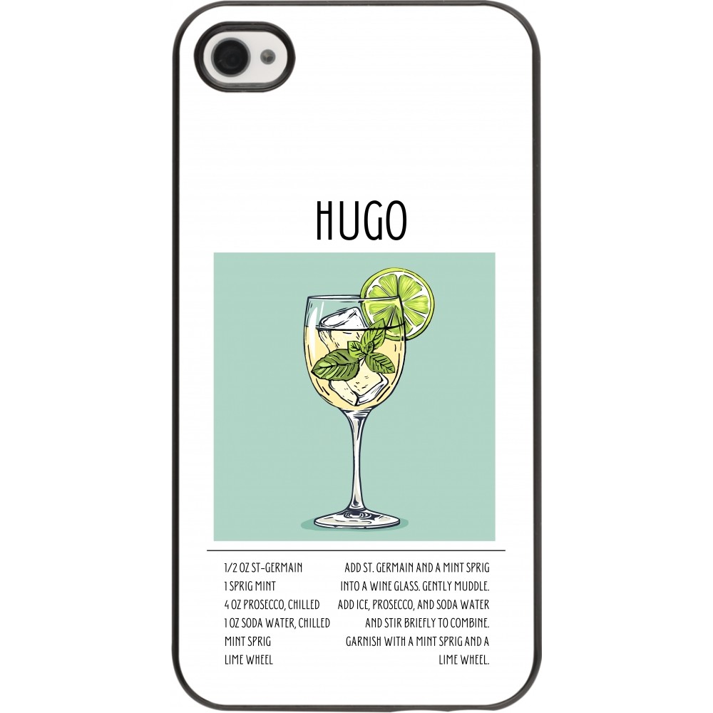 Coque iPhone 4/4s - Cocktail recette Hugo