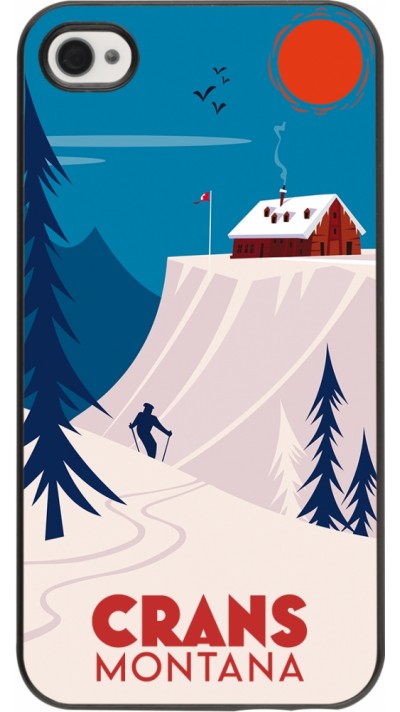 Coque iPhone 4/4s - Crans-Montana Cabane