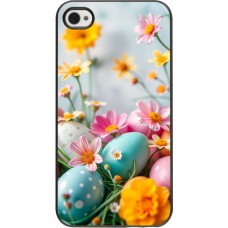 Coque iPhone 4/4s - Easter 2026 Eggs with flowers