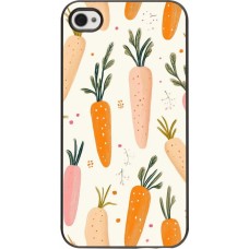 Coque iPhone 4/4s - Easter 2026 Illustration carrots