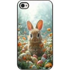 Coque iPhone 4/4s - Easter 2026 Rabbit in the garden