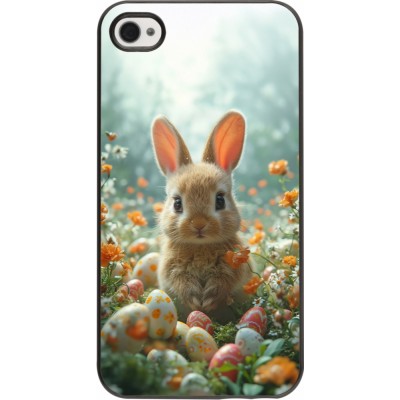 iPhone 4/4s Case Hülle - Easter 2026 Rabbit in the garden