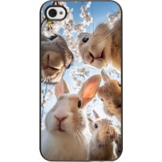 Coque iPhone 4/4s - Easter 2026 Rabbits