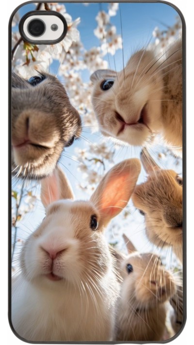 Coque iPhone 4/4s - Easter 2026 Rabbits