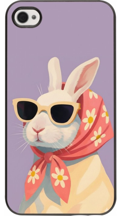 Coque iPhone 4/4s - Easter 2026 Rabbit with scarf