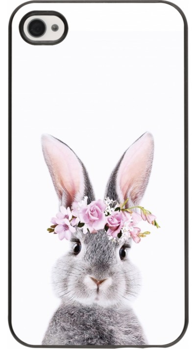 iPhone 4/4s Case Hülle - Easter 2023 flower bunny