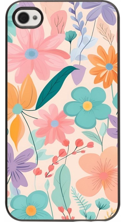 Coque iPhone 4/4s - Easter 2024 spring flowers