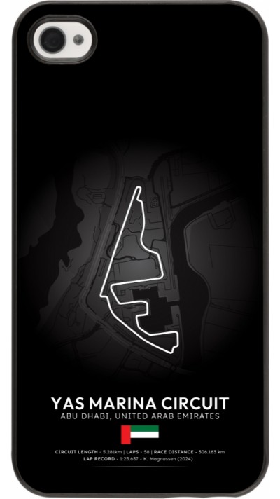 Coque iPhone 4/4s - F1 Track 2025 Abu Dhabi