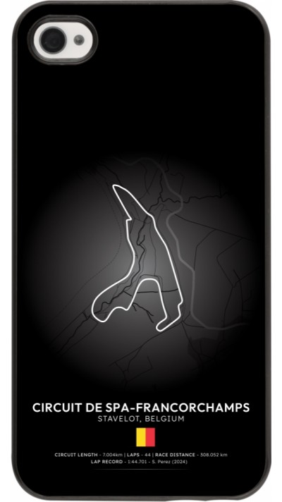 Coque iPhone 4/4s - F1 Track 2025 Belgium