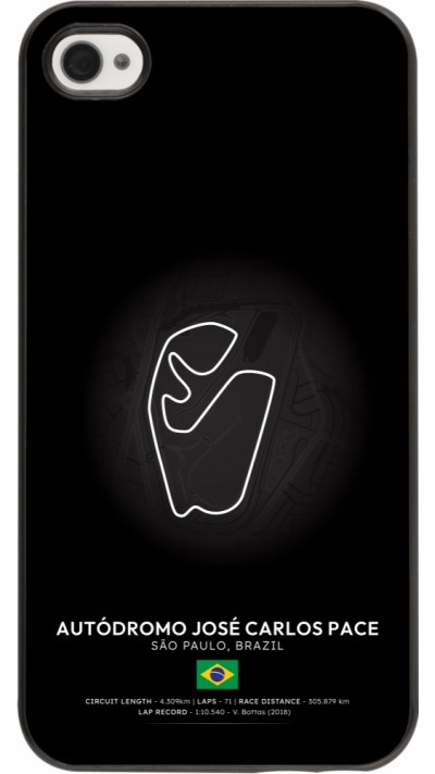 Coque iPhone 4/4s - F1 Track 2025 Brazil