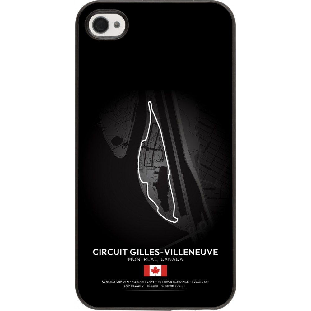 Coque iPhone 4/4s - F1 Track 2025 Canada