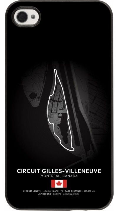 Coque iPhone 4/4s - F1 Track 2025 Canada