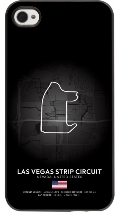 Coque iPhone 4/4s - F1 Track 2025 Las Vegas