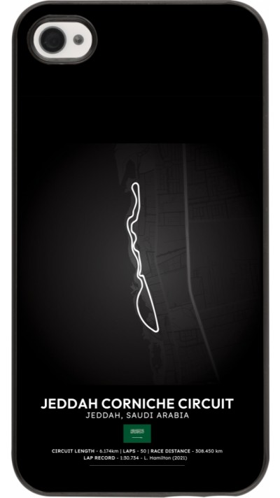 Coque iPhone 4/4s - F1 Track 2025 Saudi Arabia