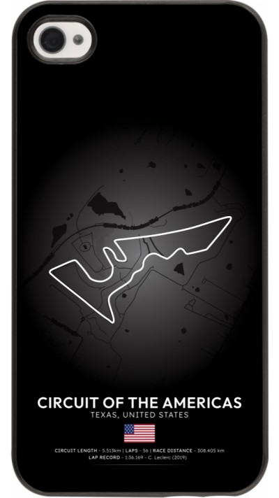 Coque iPhone 4/4s - F1 Track 2025 United States