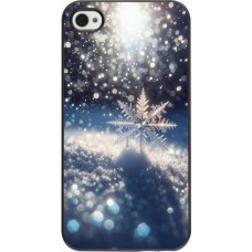 iPhone 4/4s Case Hülle - Schneeflocke Solar Glanz