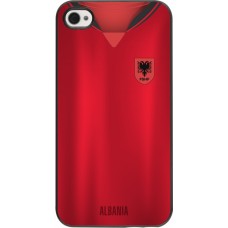 Coque iPhone 4/4s - Maillot de football Albanie personnalisable