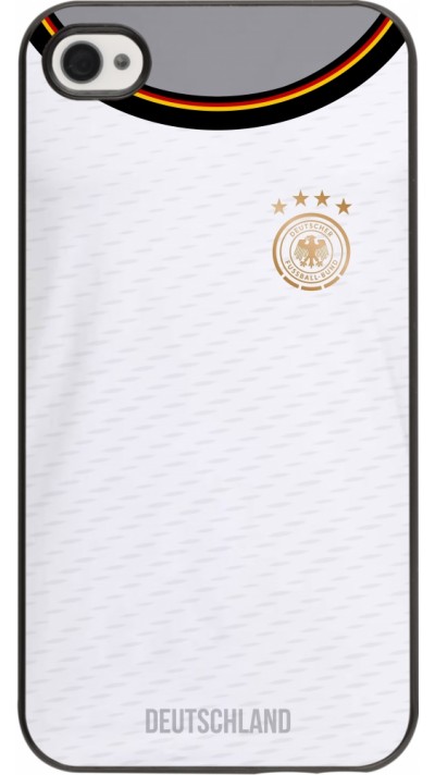 Coque iPhone 4/4s - Maillot de football Allemagne 2022 personnalisable