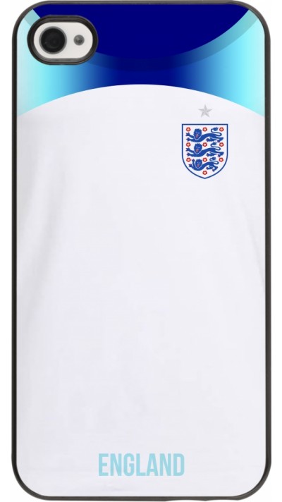 Coque iPhone 4/4s - Maillot de football Angleterre 2022 personnalisable