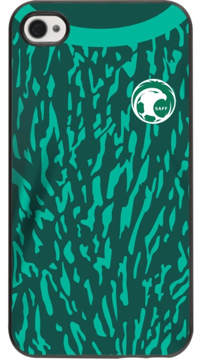 iPhone 4/4s Case Hülle - Saudi-Arabien 2022 personalisierbares Fussballtrikot