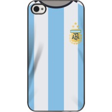 iPhone 4/4s Case Hülle - Argentinien 2022 personalisierbares Fussballtrikot