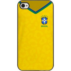 iPhone 4/4s Case Hülle - Brasilien 2022 personalisierbares Fußballtrikot