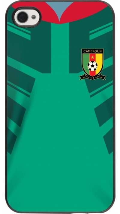 Coque iPhone 4/4s - Maillot de football Cameroun 2022 personnalisable