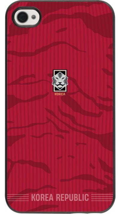 iPhone 4/4s Case Hülle - Südkorea 2026 personalisierbares Fussballtrikot