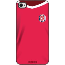 Coque iPhone 4/4s - Maillot de football Costa Rica 2022 personnalisable