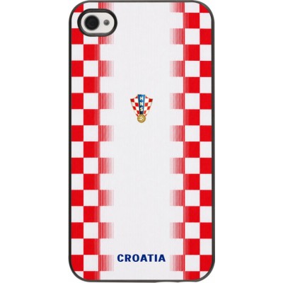 Coque iPhone 4/4s - Maillot de football Croatie 2026 personnalisable