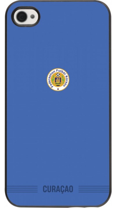 Coque iPhone 4/4s - Maillot de football Curaçao 2026 personnalisable