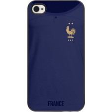 Coque iPhone 4/4s - Maillot de football France 2022 personnalisable