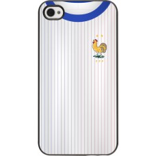 Coque iPhone 4/4s - Maillot de football France Extérieur personnalisable