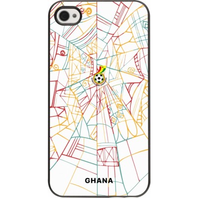 Coque iPhone 4/4s - Maillot de football Ghana 2026 personnalisable