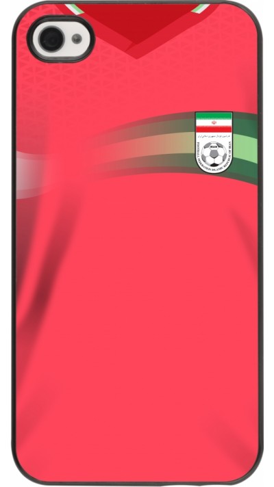 iPhone 4/4s Case Hülle - Iran 2022 personalisierbares Fussballtrikot