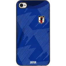 Coque iPhone 4/4s - Maillot de football Japon 2022 personnalisable