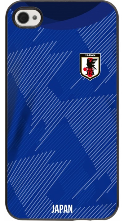 Coque iPhone 4/4s - Maillot de football Japon 2022 personnalisable